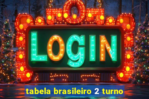 tabela brasileiro 2 turno